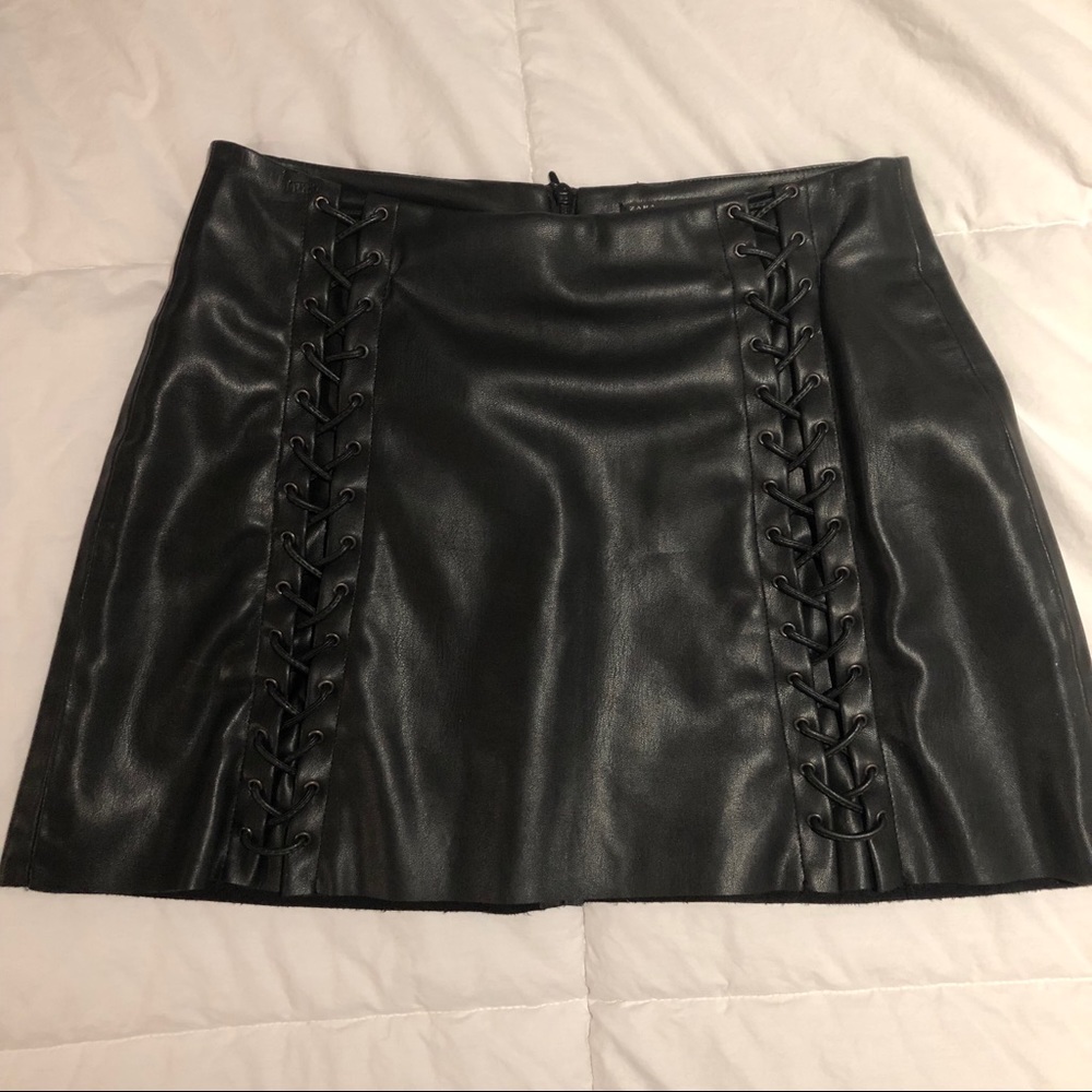 Faux Leather Zara Skirt